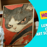 Luxury Cat Art Scratcher